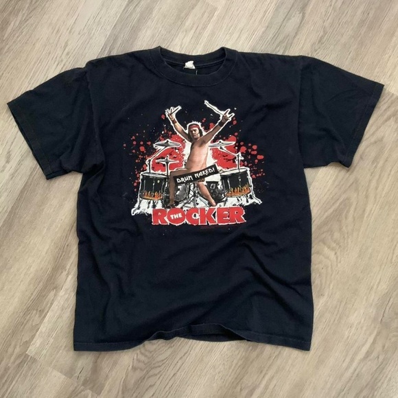 Black The Rocker Graphic T-Shirt - Picture 1 of 5